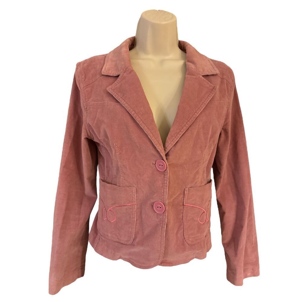 Vintage 1990’s /Y2K Jennyfer.J Mauve Corduroy Jacket  Juniors Medium